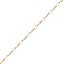 Pulsera oro 18k bicolor 19 cm con brillante para mujer